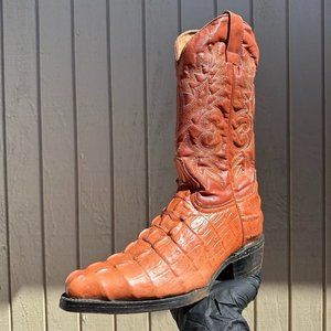 #53 Imitation Crocodile Tail Western Boot